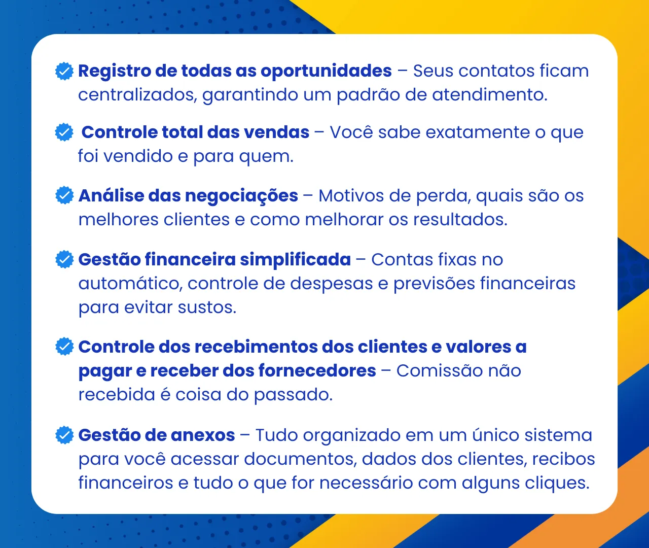 vantagens do sistema Monde, tecnologia de gestão