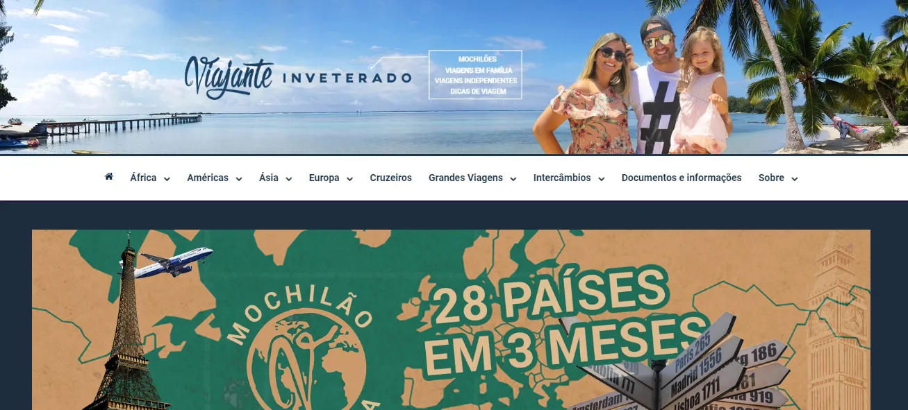 conteúdo sobre viagens blog viajante inveterado
