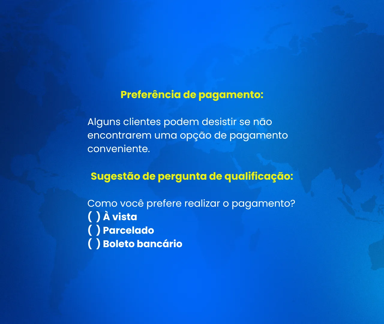 perguntas de qualificação pré-venda