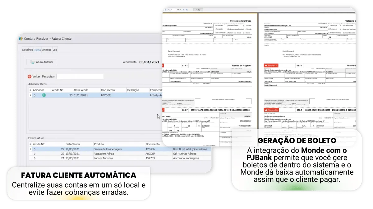 Tela de Corporativo do Monde