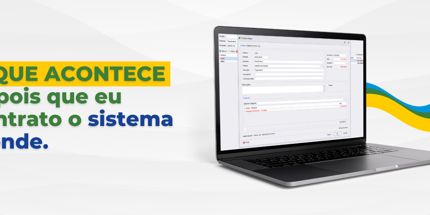 implantação do sistema Monde